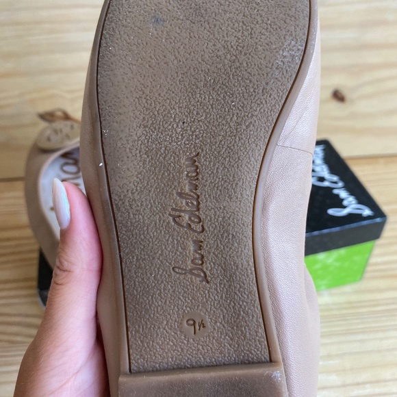 SAM EDELMAN Light Pink Logo Flats - Picture 4 of 6